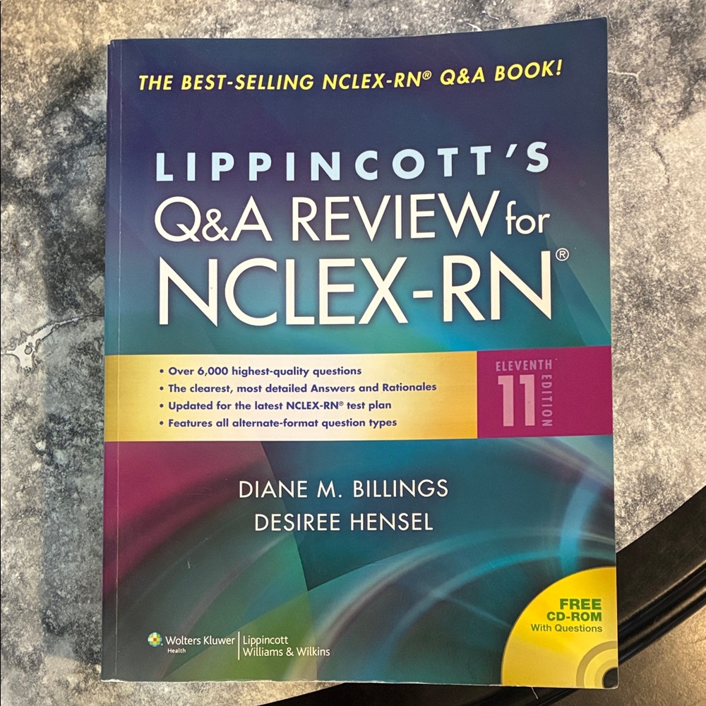 Lippincott's Q&A Review for NCLEX-RN Book
